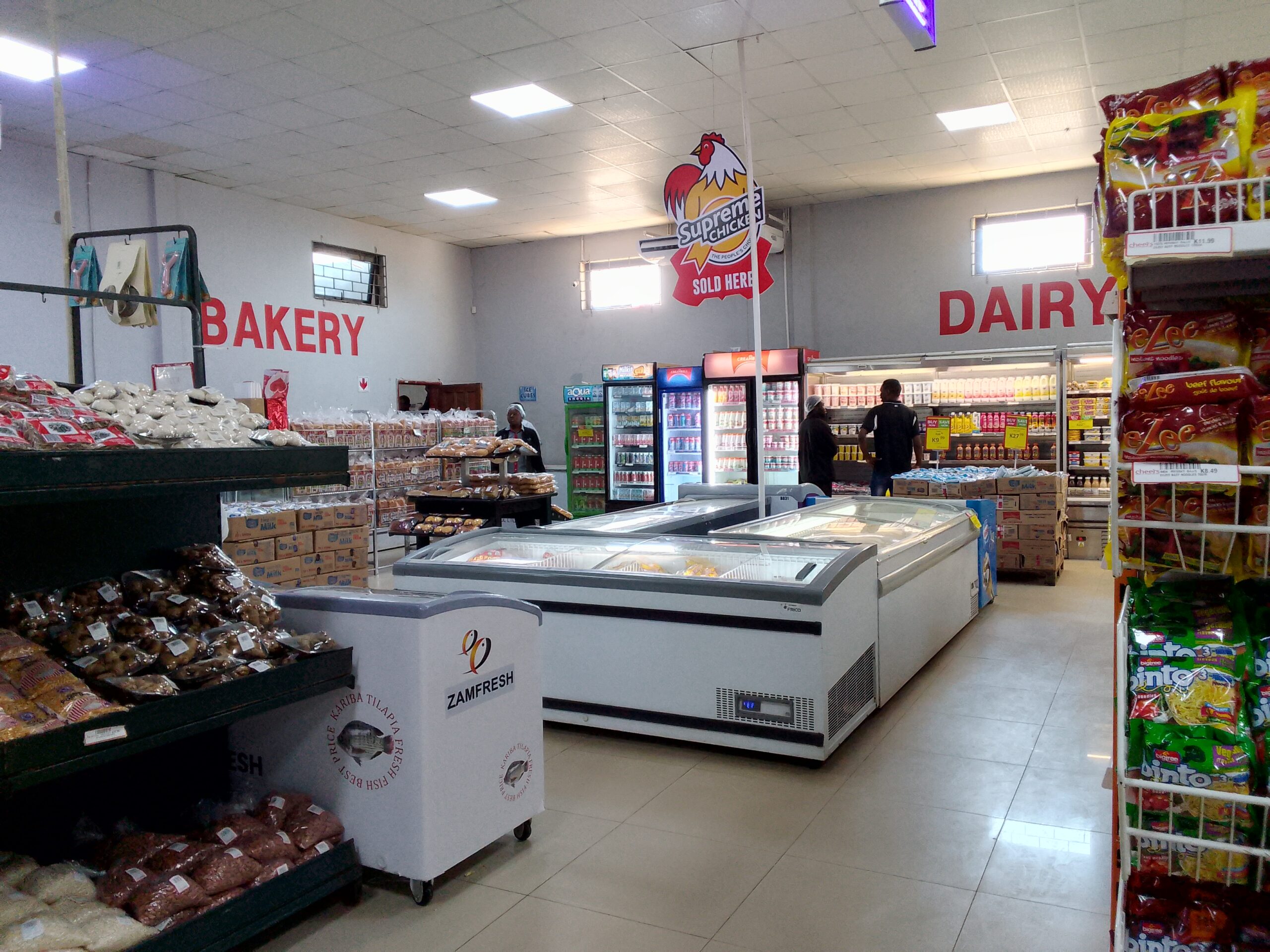 Cheers dairy and chilled food section